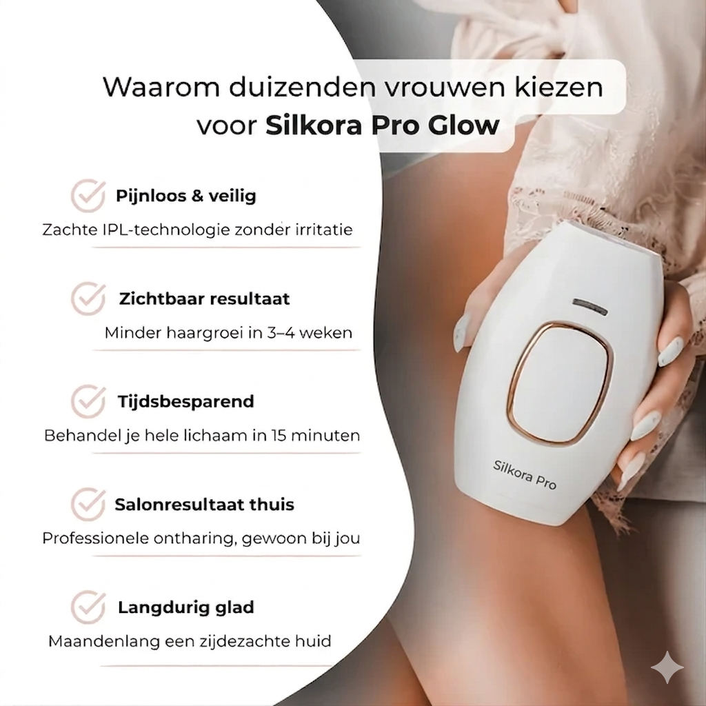 Silkora Pro – Pijnloze IPL Ontharing