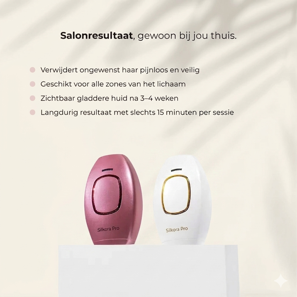 Silkora Pro – Pijnloze IPL Ontharing